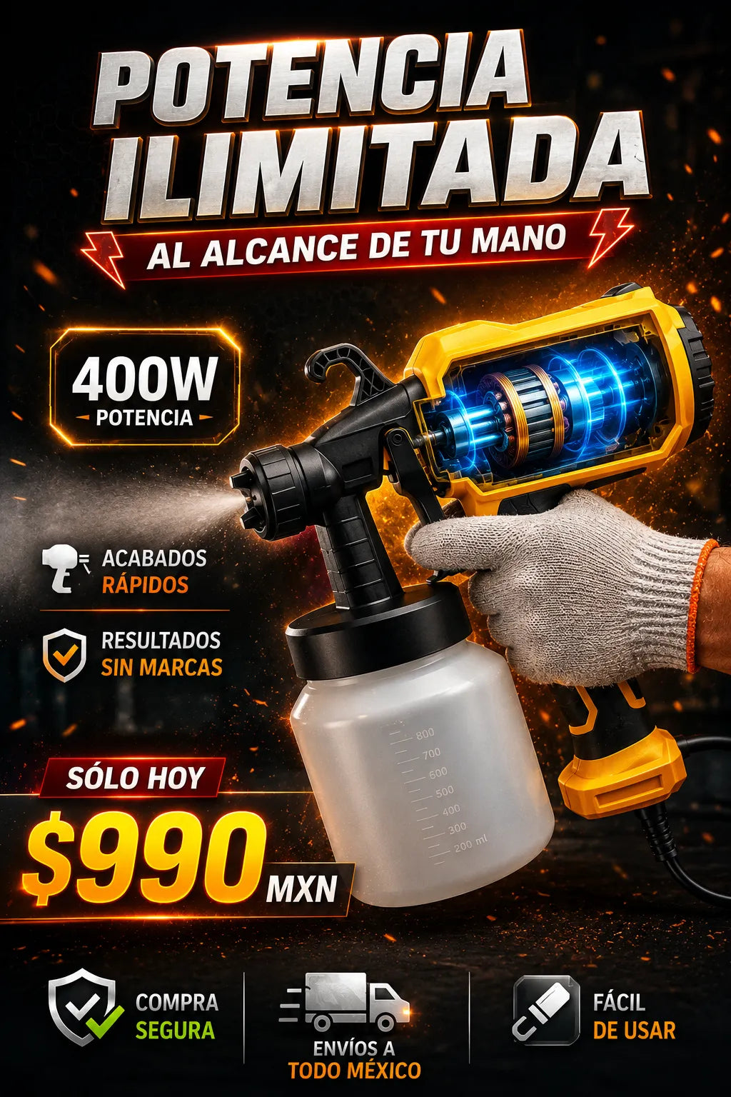 ColorFlash | Pistola de Pintura Electrica